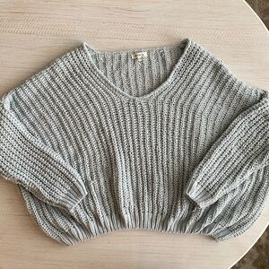 Miracle Oversized Blue Sweater.